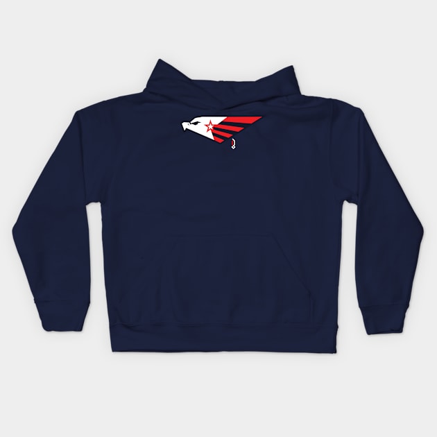 EAGLE I Kids Hoodie by graphicblack